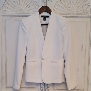 Women's white blazer